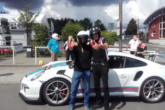 Porsche Classics 2016 mit "Strietzel" Stuck vor dem GT3